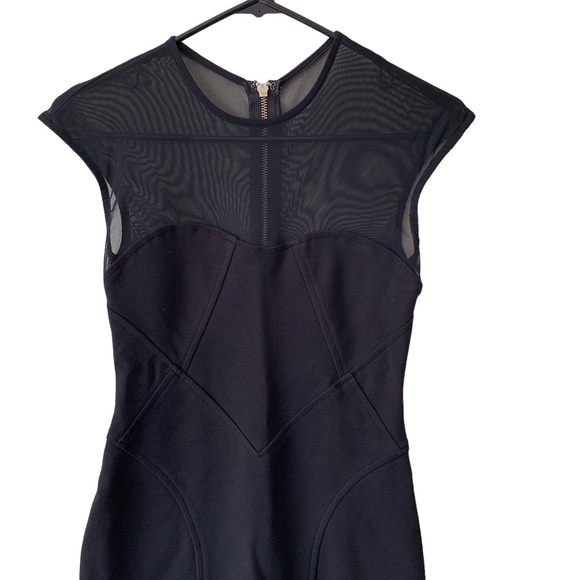 BEBE KARDASHIANS BLACK BODY-CON MINI DRESS - Picture 13 of 16